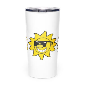 Tapered stainless steel Logo tumbler
