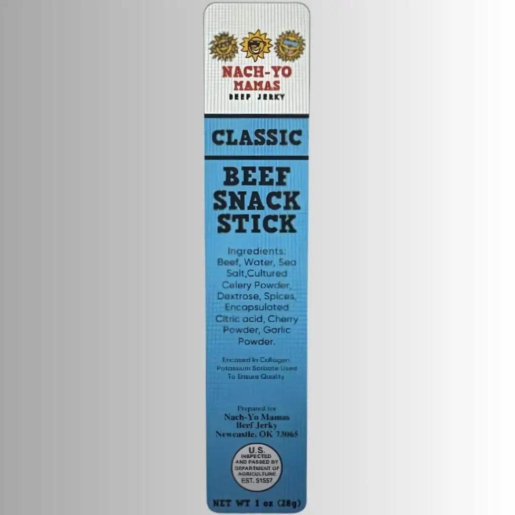 Nach-Yo Mamas Classic Beef Stick package